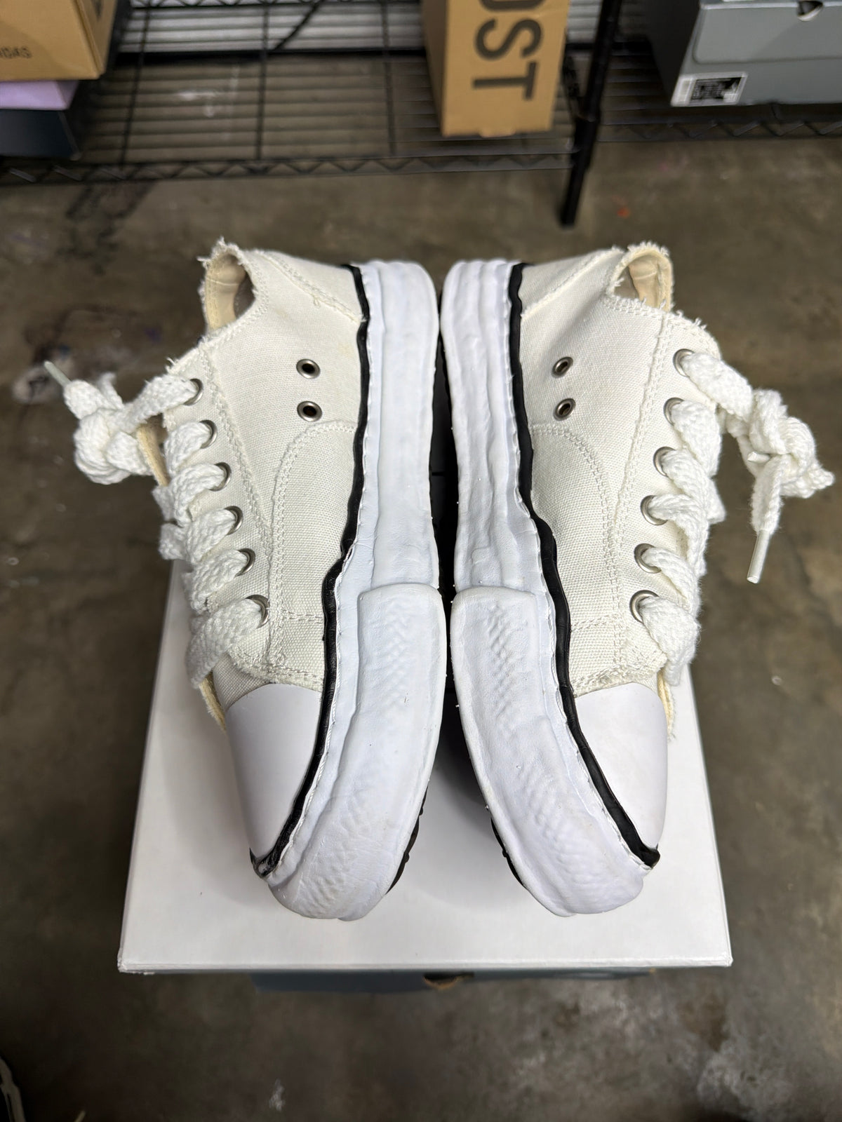 Maison Mihara Yasuhiro Peterson 23 OG Sole Canvas Low White - Mens Size 9 (42 EU)