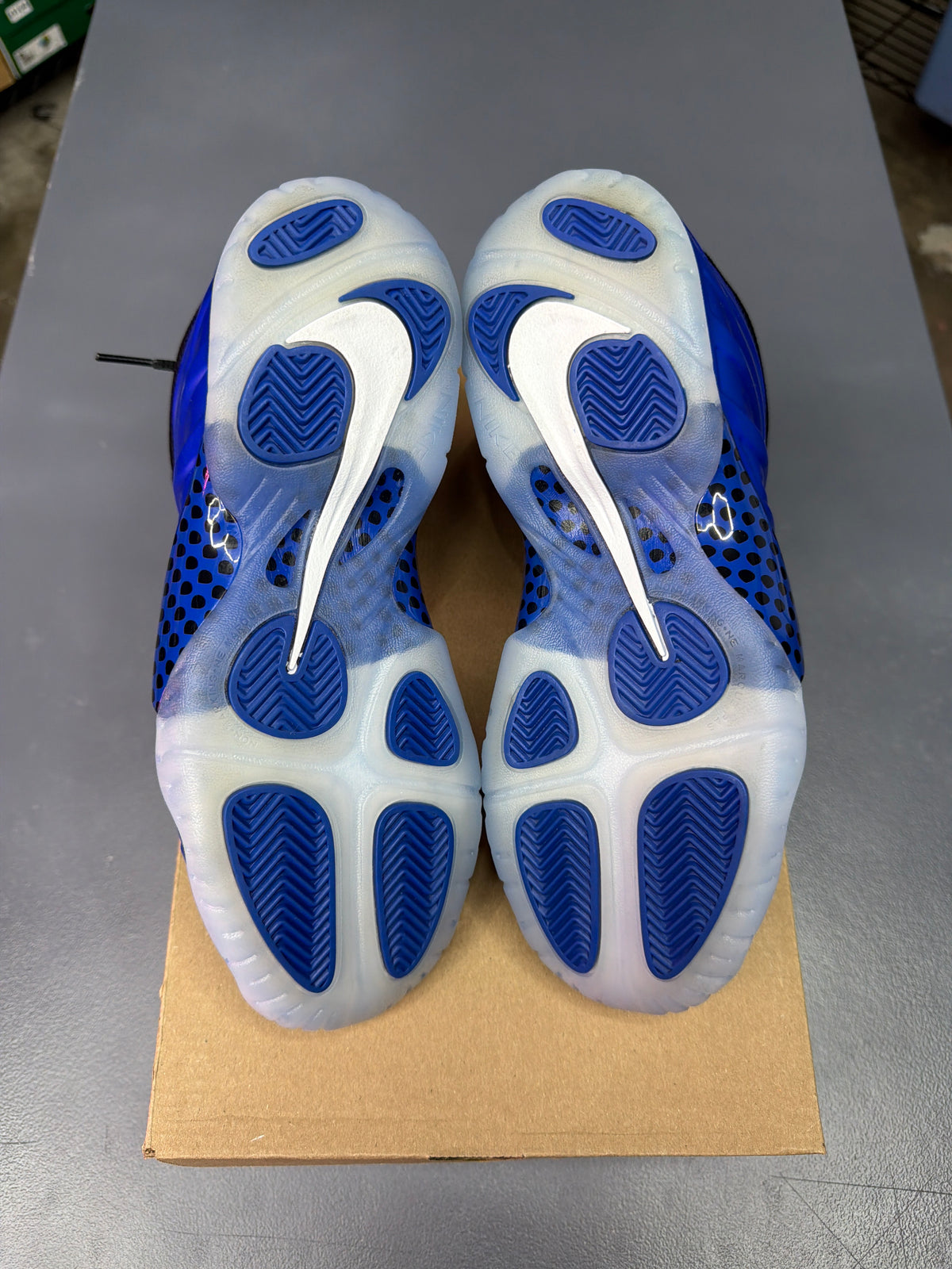Nike Air Foamposite One International Blue GS- Kid Size 5y