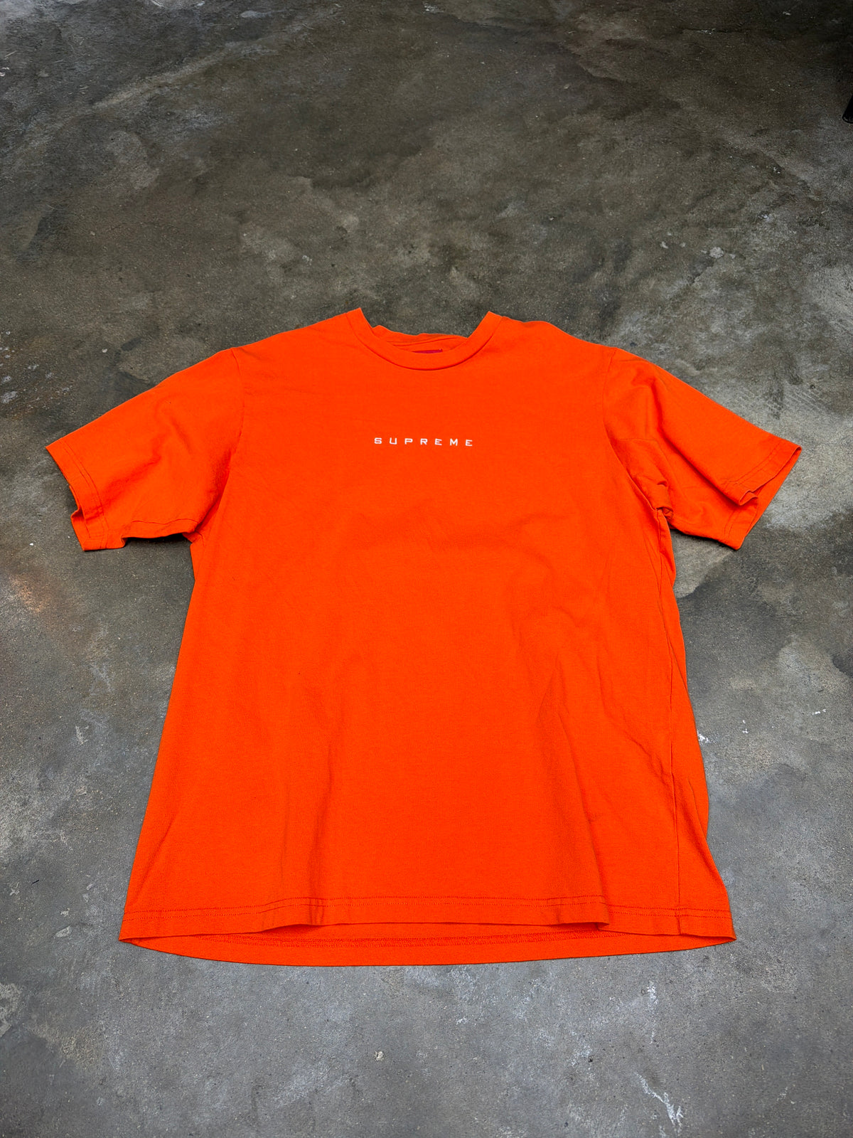 Supreme Tee Orange - Men Size L