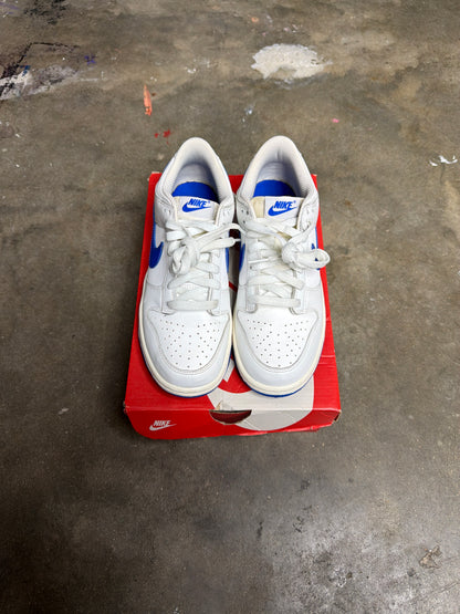 Nike Dunk Low Summit White Hyper Royal Blue GS - Kid Size 6.5y