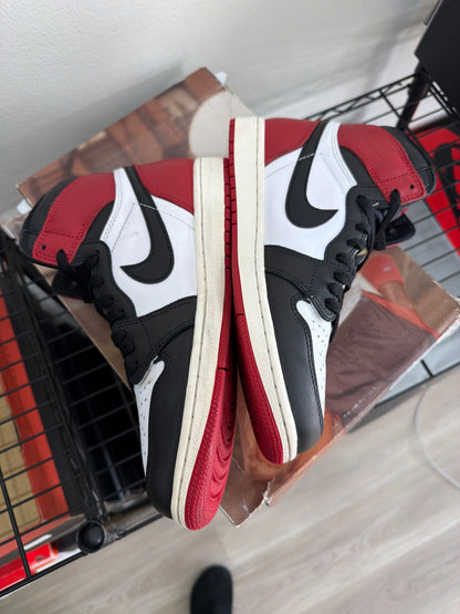 (8m) Jordan 1 Black Toe Reimagined