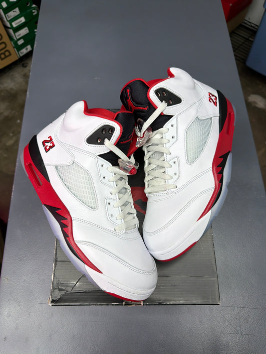Air Jordan 5 Retro Fire Red Black Tongue 2025 - Men Size 11.5