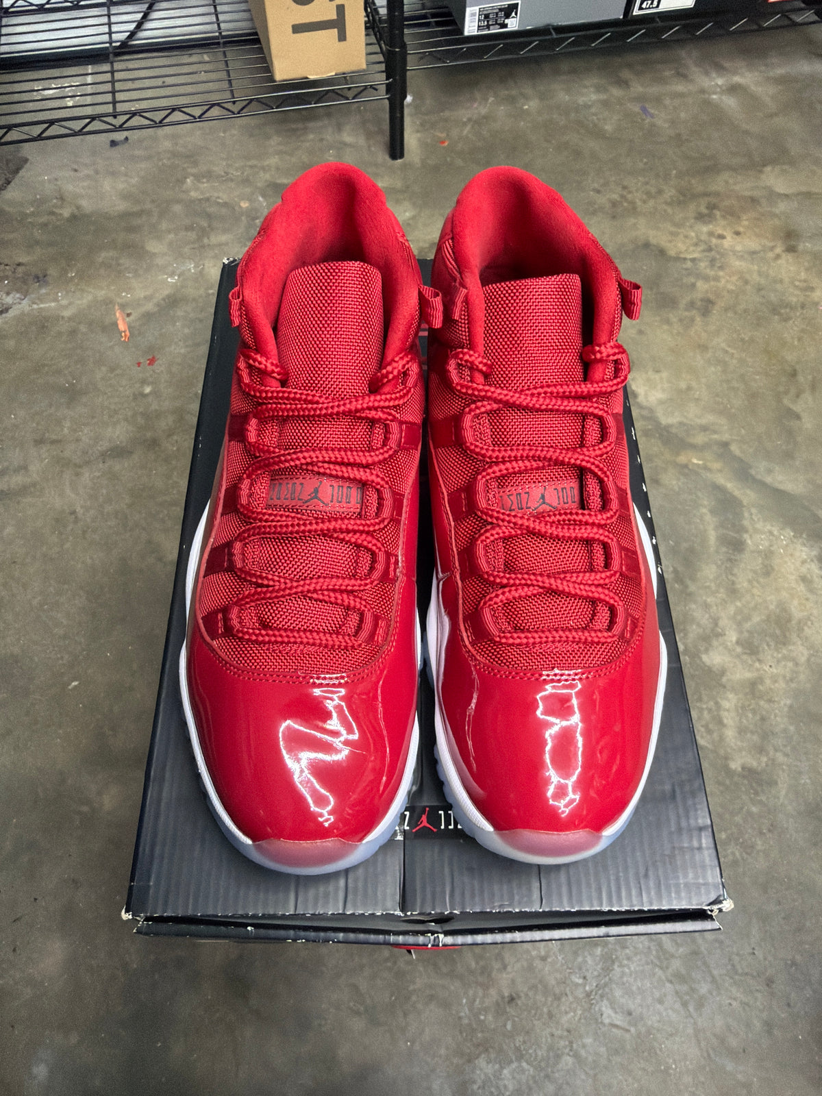 Air Jordan 11 High Retro Win Like 96 Red - Mens Size 8.5