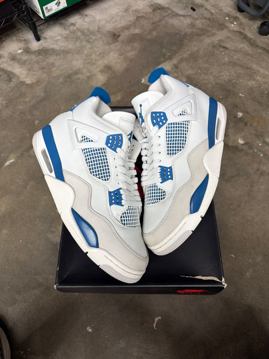 Jordan 4 Retro Military Blue - Mens Size 11.5