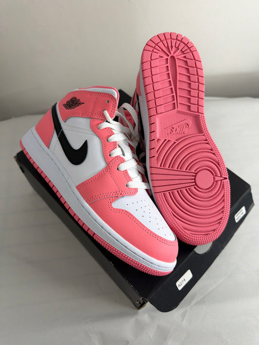 (4.5m) Jordan 1 Mid Pink Gaze GS