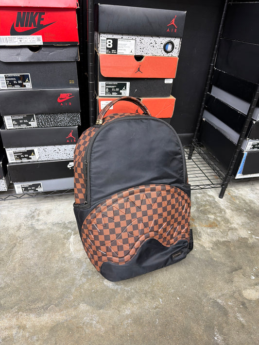 Spray Ground Maison Check Brown Backpack