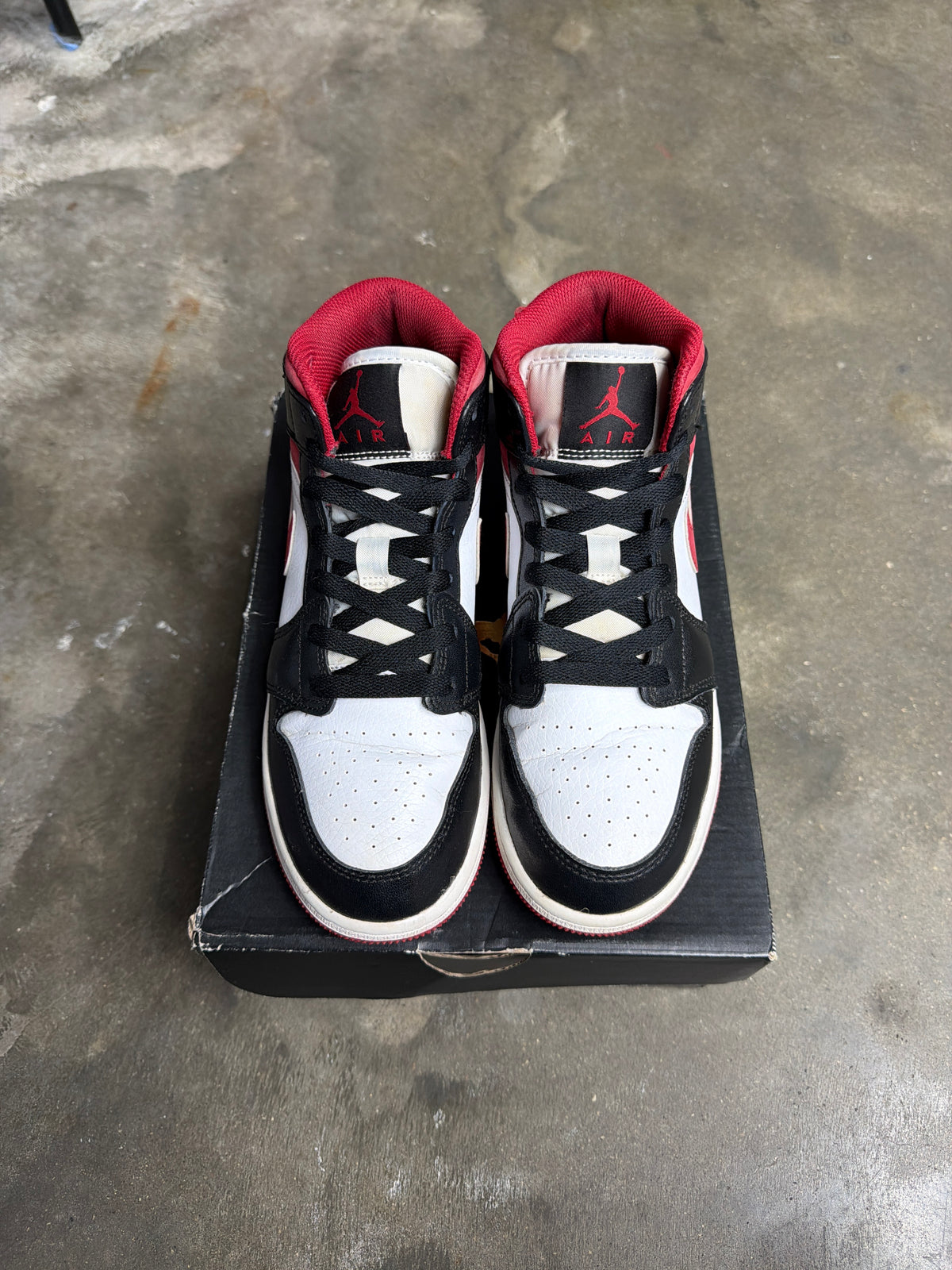 Jordan 1 Mid Gym Red - Gs Size 4.5y