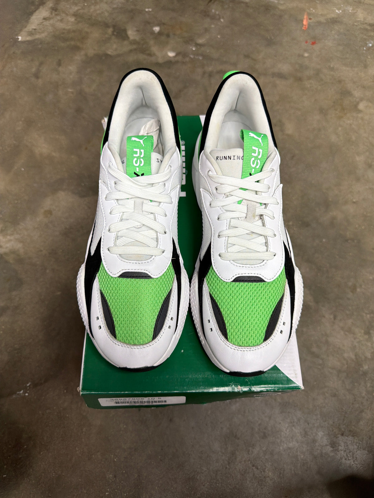 Puma Rs X3 Reinvention White - Irish Green - Mens Size 10.5