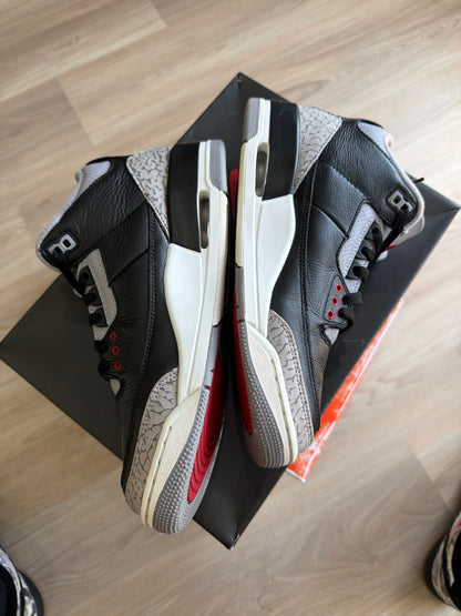 (8.5m) Jordan 3 Black Cement