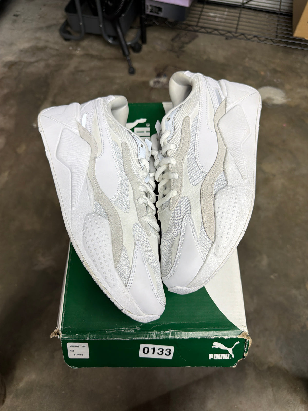 Puma Rs X3 Puzzle White - Mens Size 10