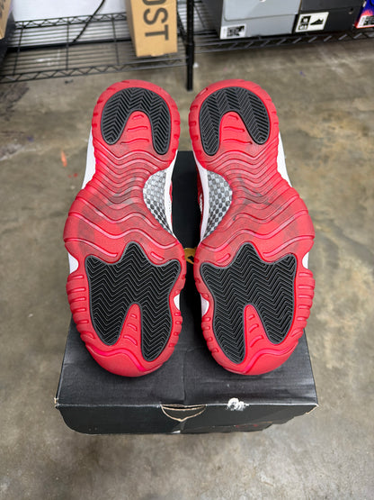 Jordan 11 Retro Low IE White Gym Red - Mens Size 8.5