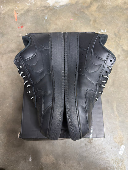 Nike Air Force One Low Supreme Black - Mens Size 9.5