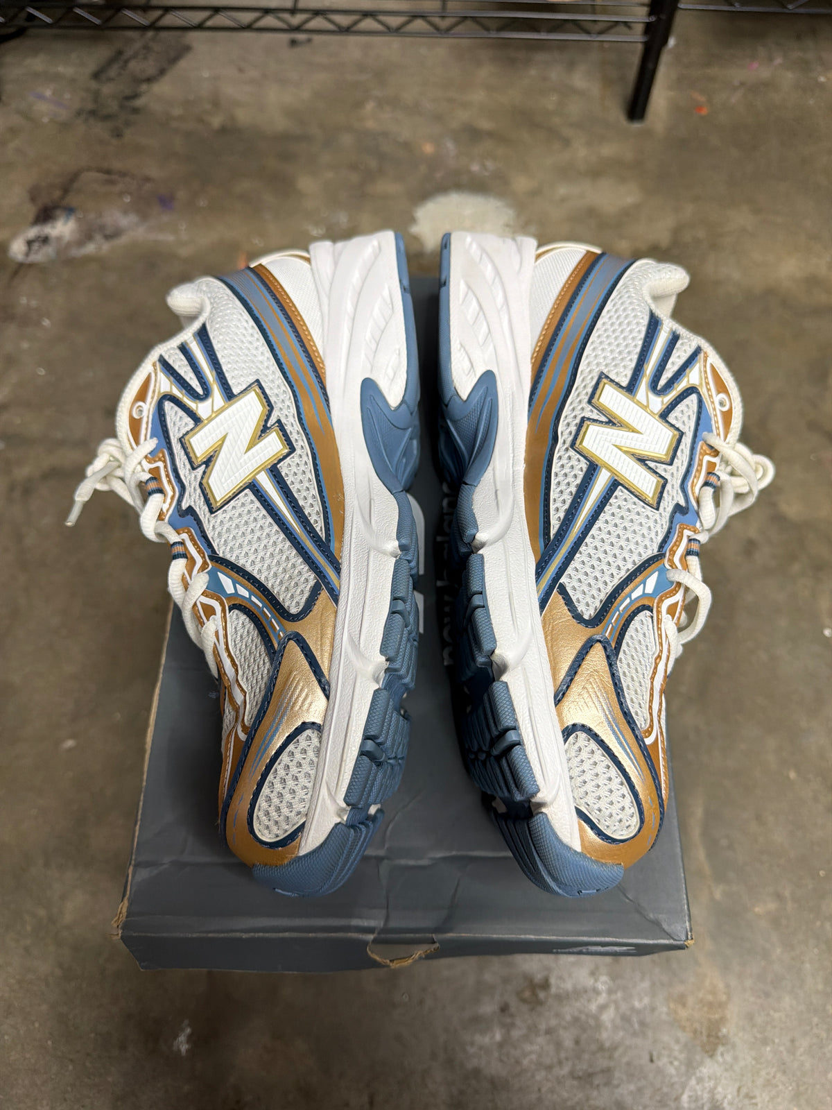 New Balance 740v2 Heron Blue Vintage Indigo - Mens Size 10.5