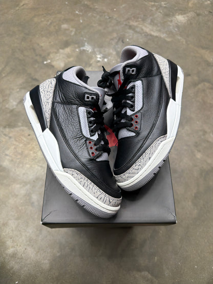 Air Jordan 3 Retro Black Cement - Men Size 8.5