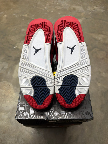 Air Jordan 4 FIBA Red/Blue - Men Size 8.5