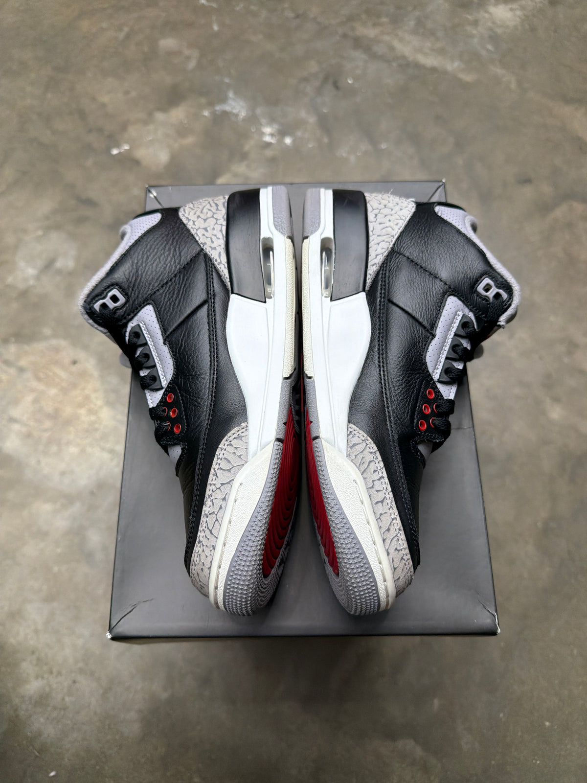 Air Jordan 3 Retro Black Cement - Men Size 8.5