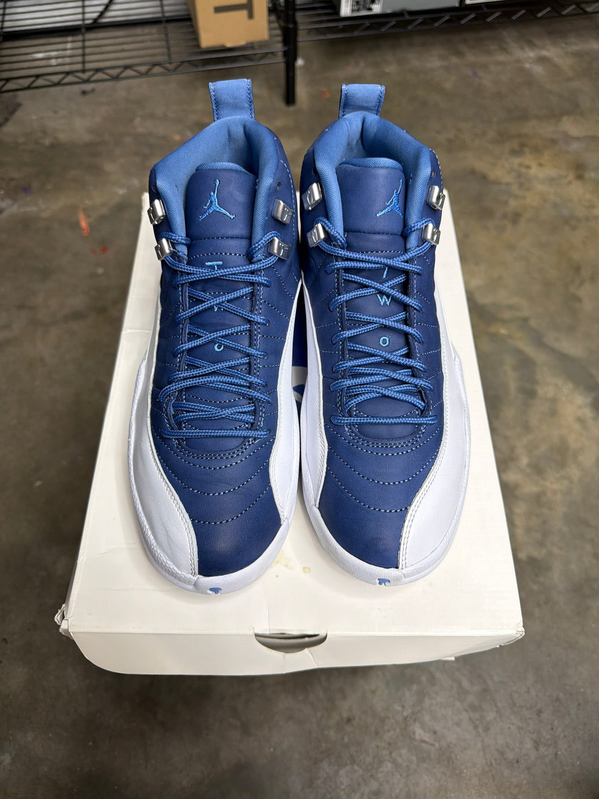 Air Jordan 12 Retro Indigo Blue - Mens Size 8.5