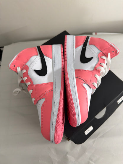 (4.5m) Jordan 1 Mid Pink Gaze GS