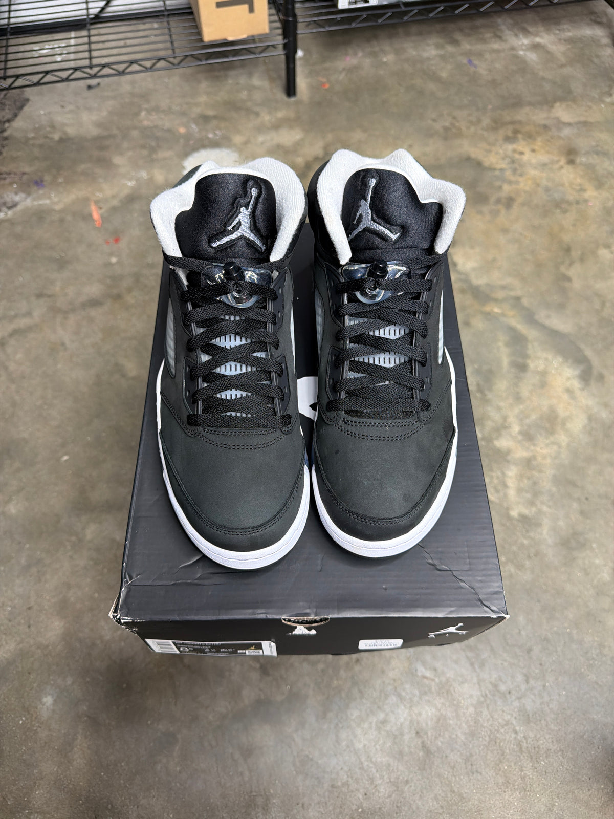 Air Jordan 5 Retro Oreo Black/White - Mens Size 8.5