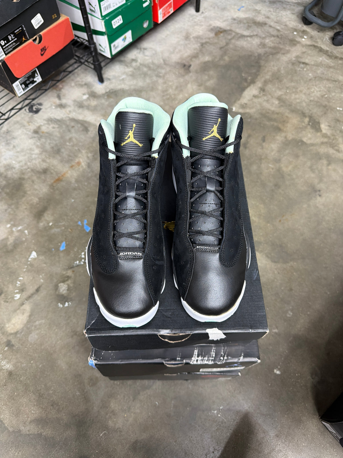 Jordan 13 Retro Black Mint Foam - Mens Size 9