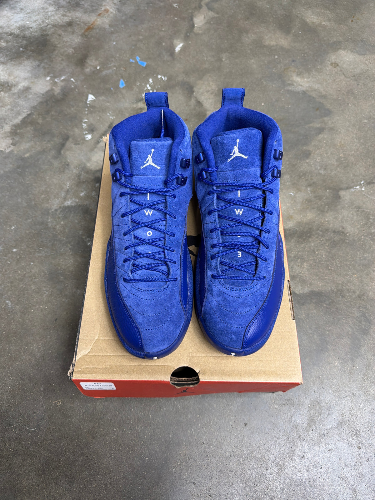 Jordan 12 Retro Deep Royal Blue - Mens Size 8