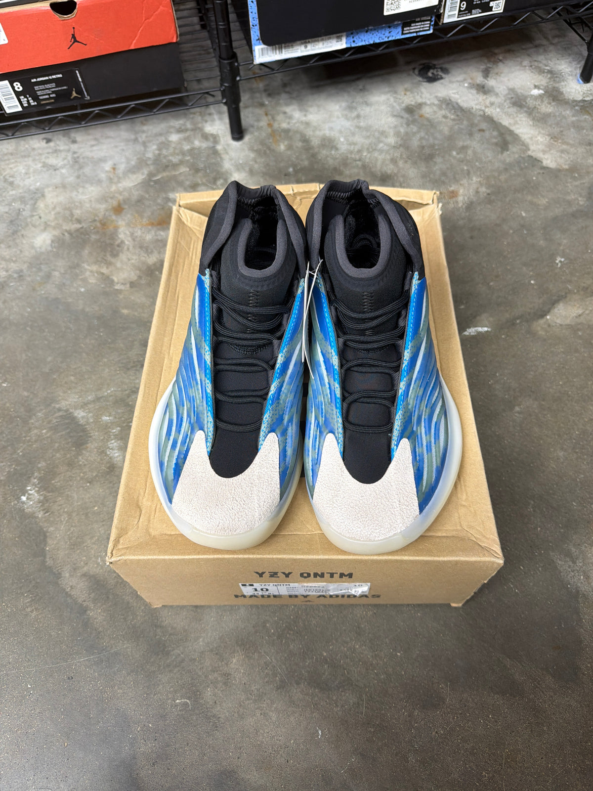 Adidas Yeezy QNTM Frozen Blue - Mens Size 10