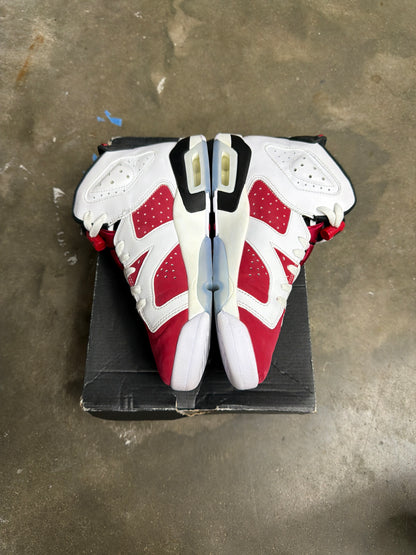 Jordan 6 Retro Carmine - GS Size 6.5y
