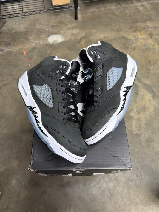 Air Jordan 5 Retro Oreo Black/White - Mens Size 8.5