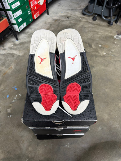 Jordan 4 Retro Red Cement - Mens Size 9.5