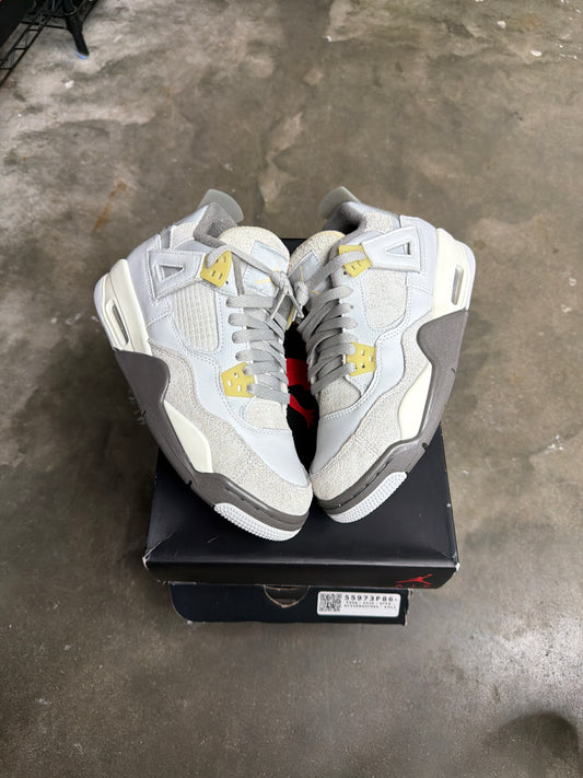 Jordan 4 Retro Craft - GS Size 6y