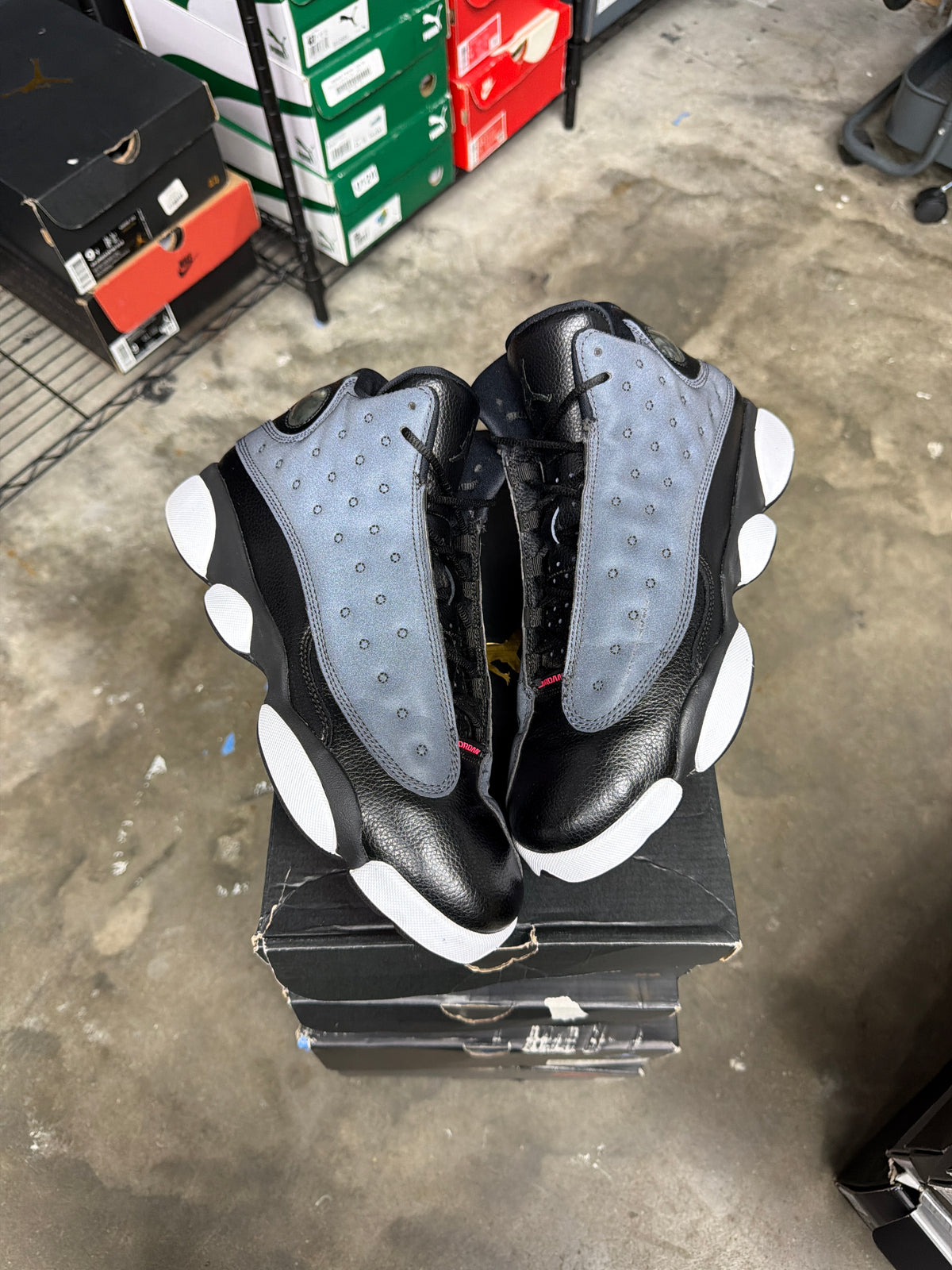 Jordan 13 Retro Black Hyper Pink - Mens Size 9