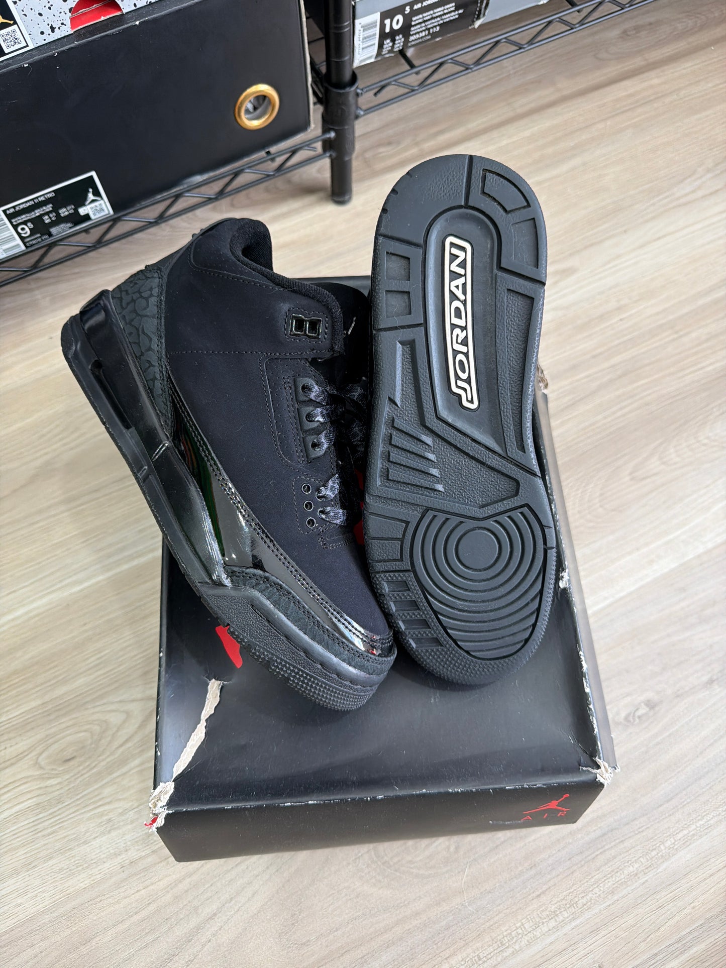 (5m) Jordan 3 Black Cat GS