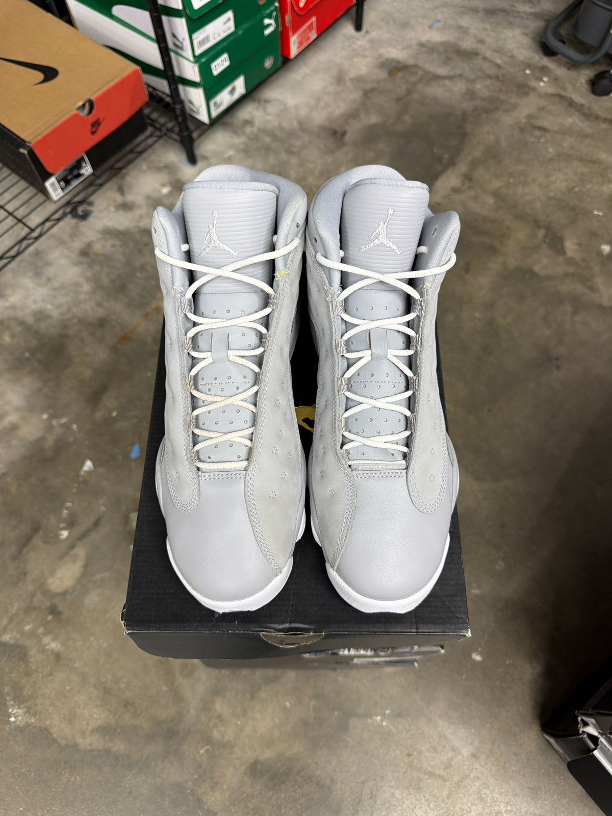 Jordan 13 Retro Wolf Grey Deadly Pink - Mens Size 9