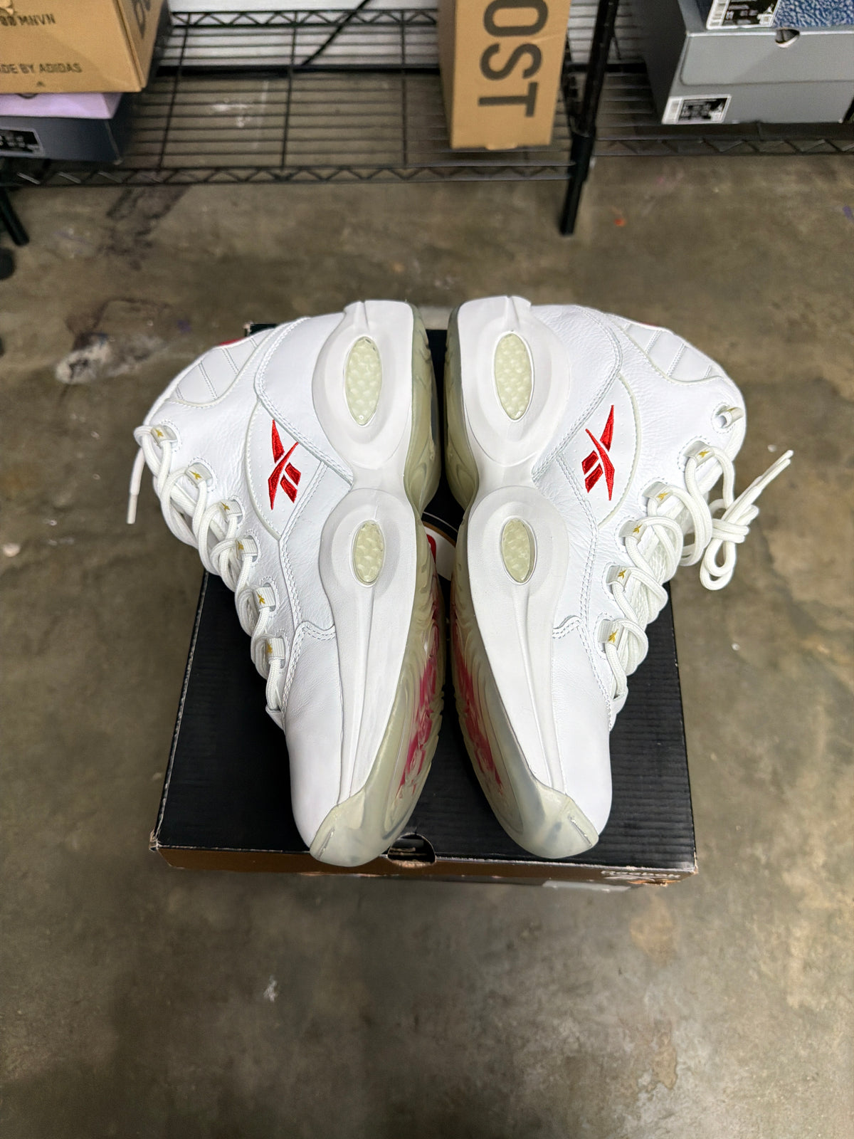 Reebok Question Mid Dr.J White - Mens Size 13