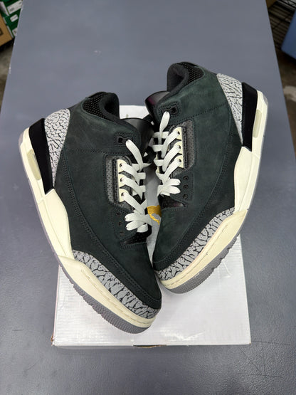 Jordan 3 Retro Off Noir - Men Size 8.5