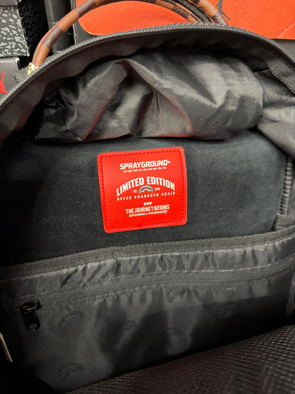 Spray Ground Maison Check Brown Backpack