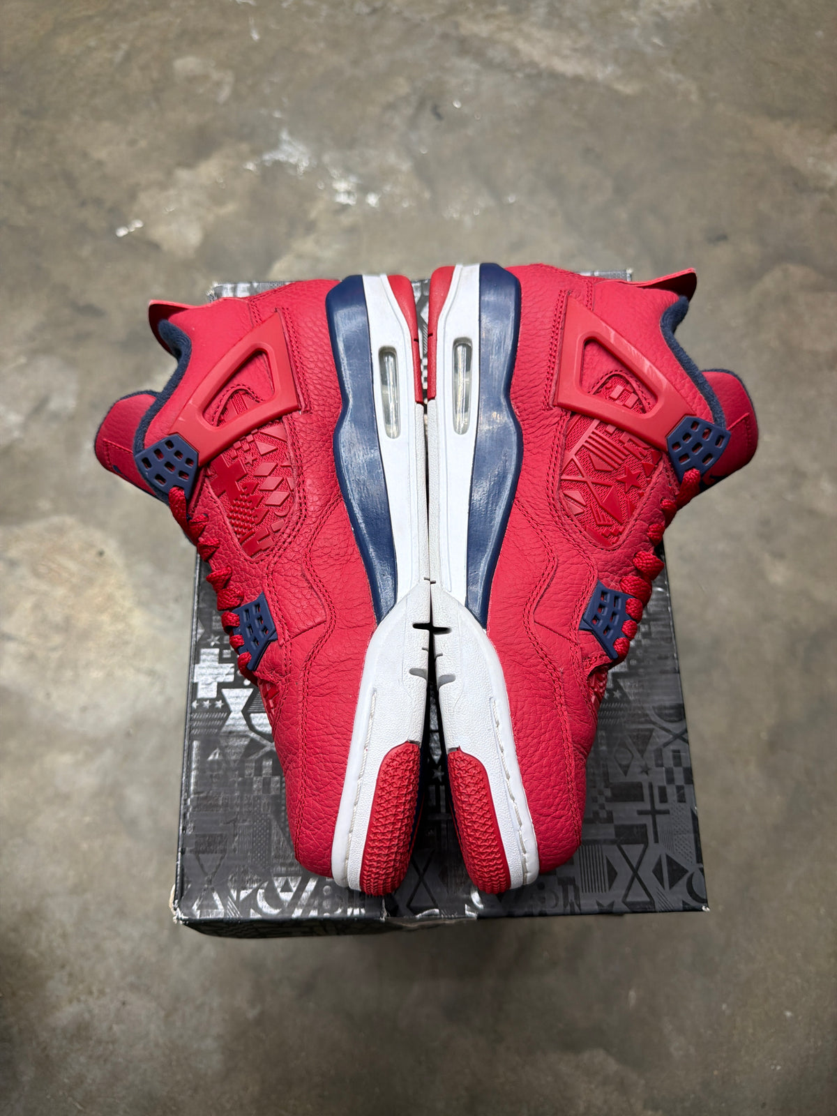 Air Jordan 4 FIBA Red/Blue - Men Size 8.5