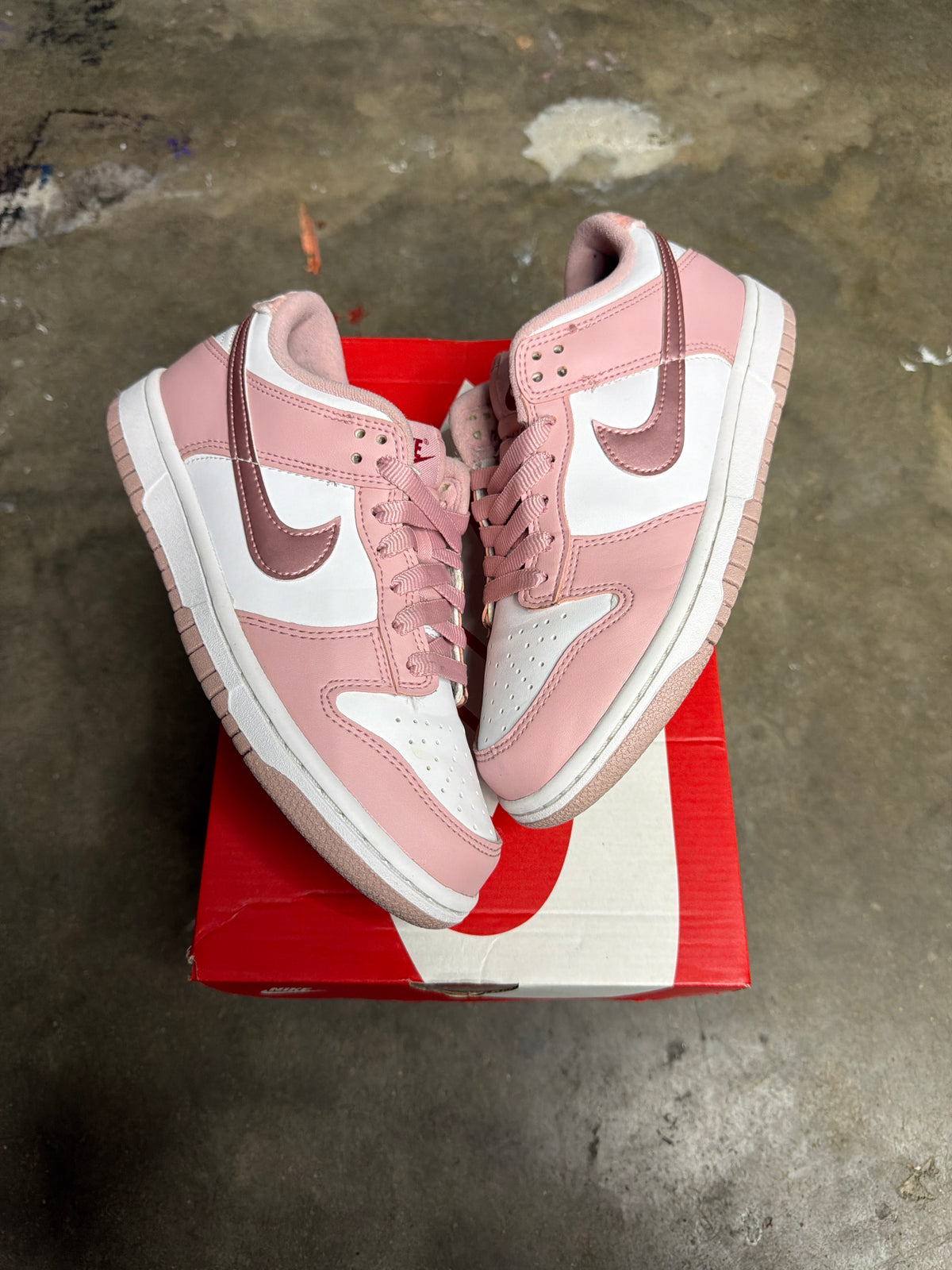 Nike Dunk Low Pink Velvet GS - Kid Size 5.5y