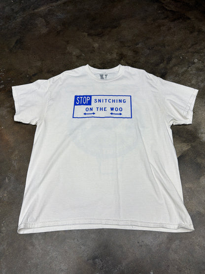 Vlone Stop Snitching On The Woo Tee - Men Size XL