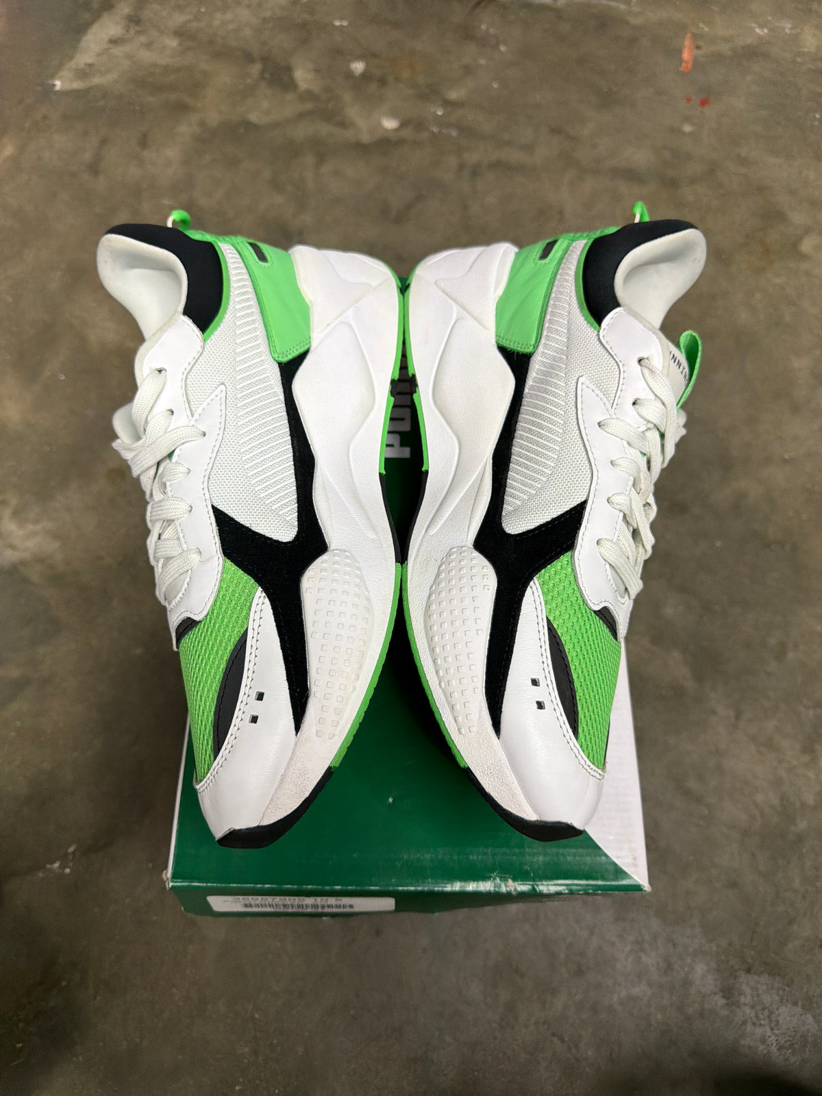 Puma Rs X3 Reinvention White - Irish Green - Mens Size 10.5