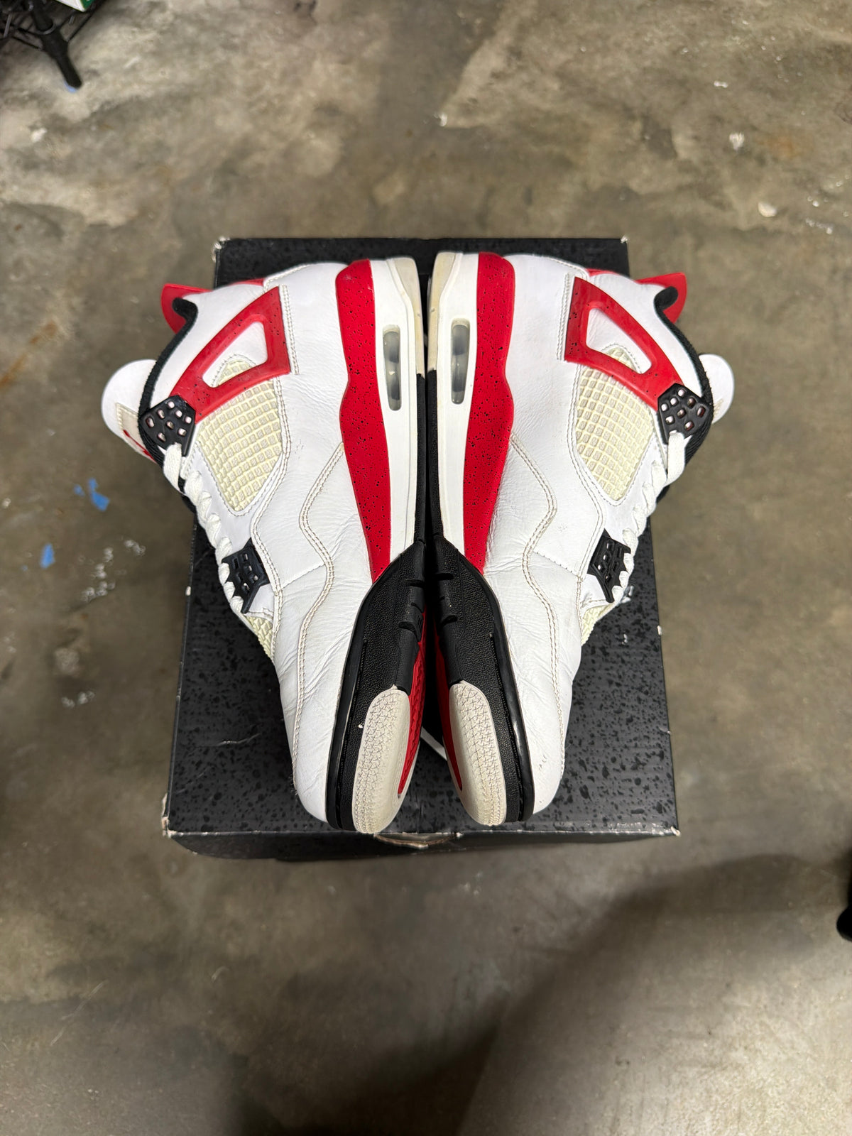 Jordan 4 Retro Red Cement - Mens Size 9.5