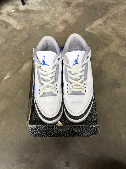 Jordan 3 Retro Racer Blue - Mens Size 10