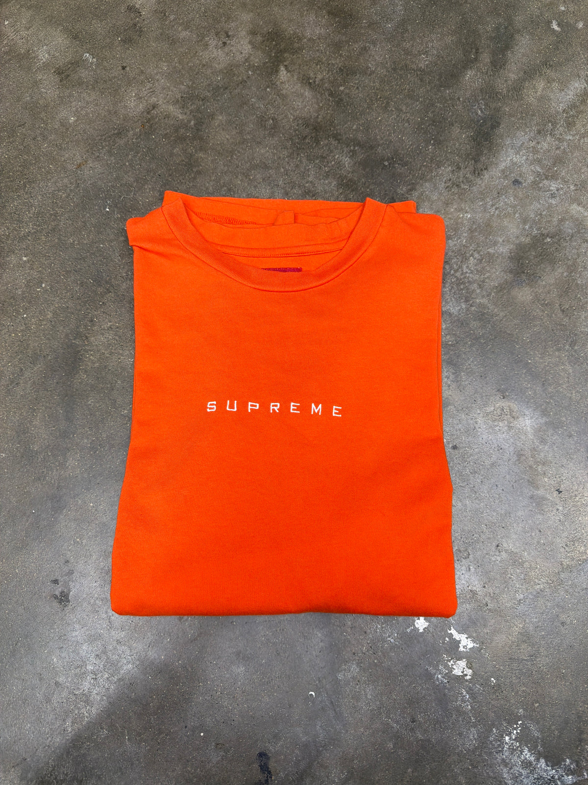 Supreme Tee Orange - Men Size L