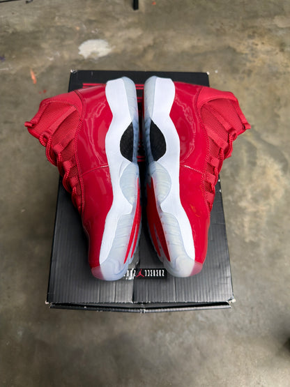 Air Jordan 11 High Retro Win Like 96 Red - Mens Size 8.5