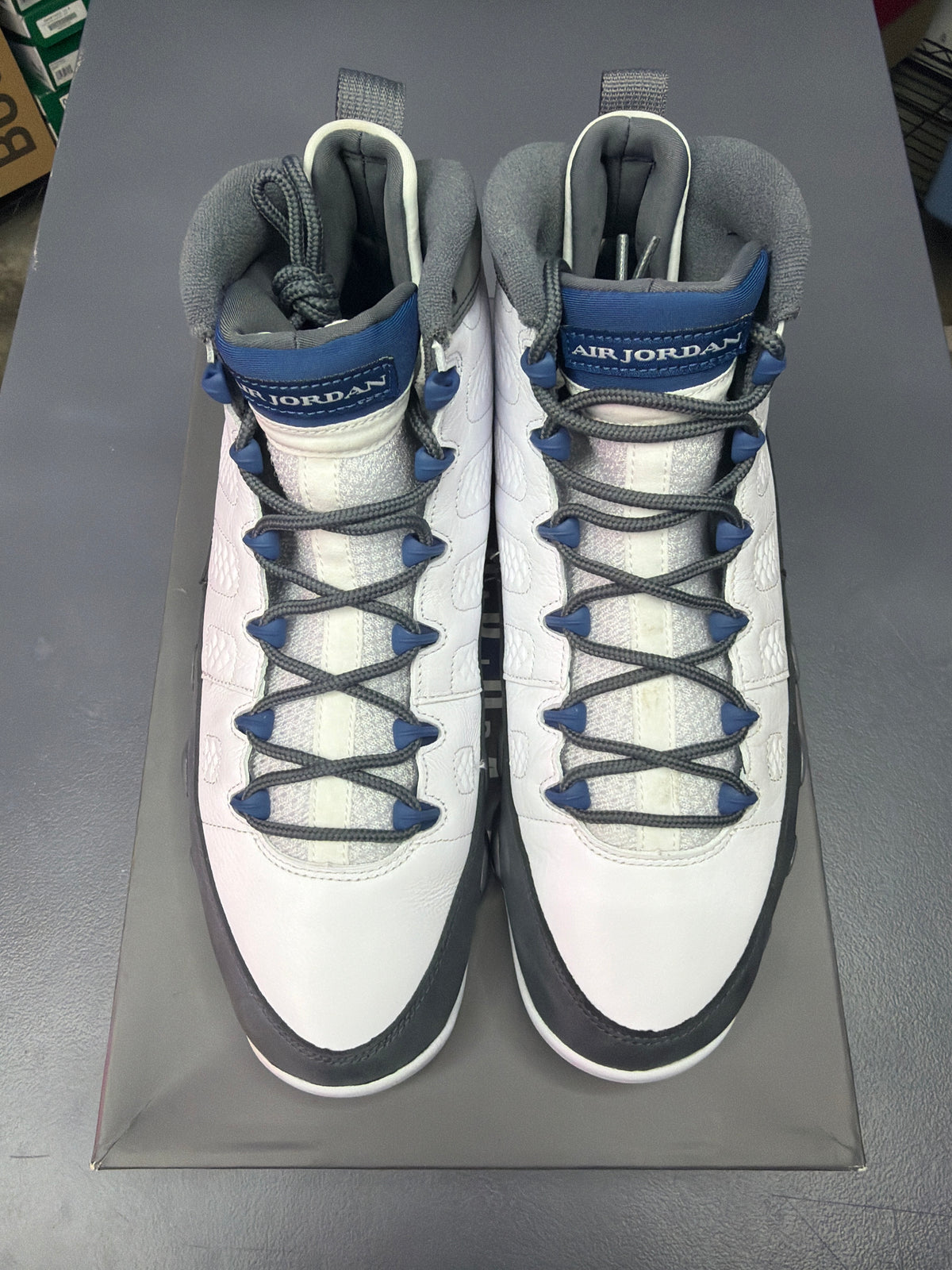 Air Jordan 9 Retro Flint Grey French Blue 2026 - Men Size 11.5