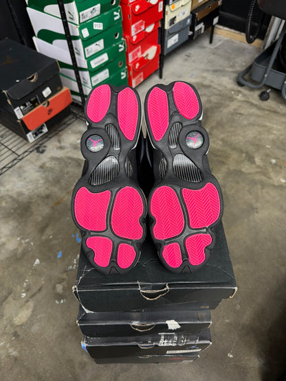Jordan 13 Retro Black Hyper Pink - Mens Size 9