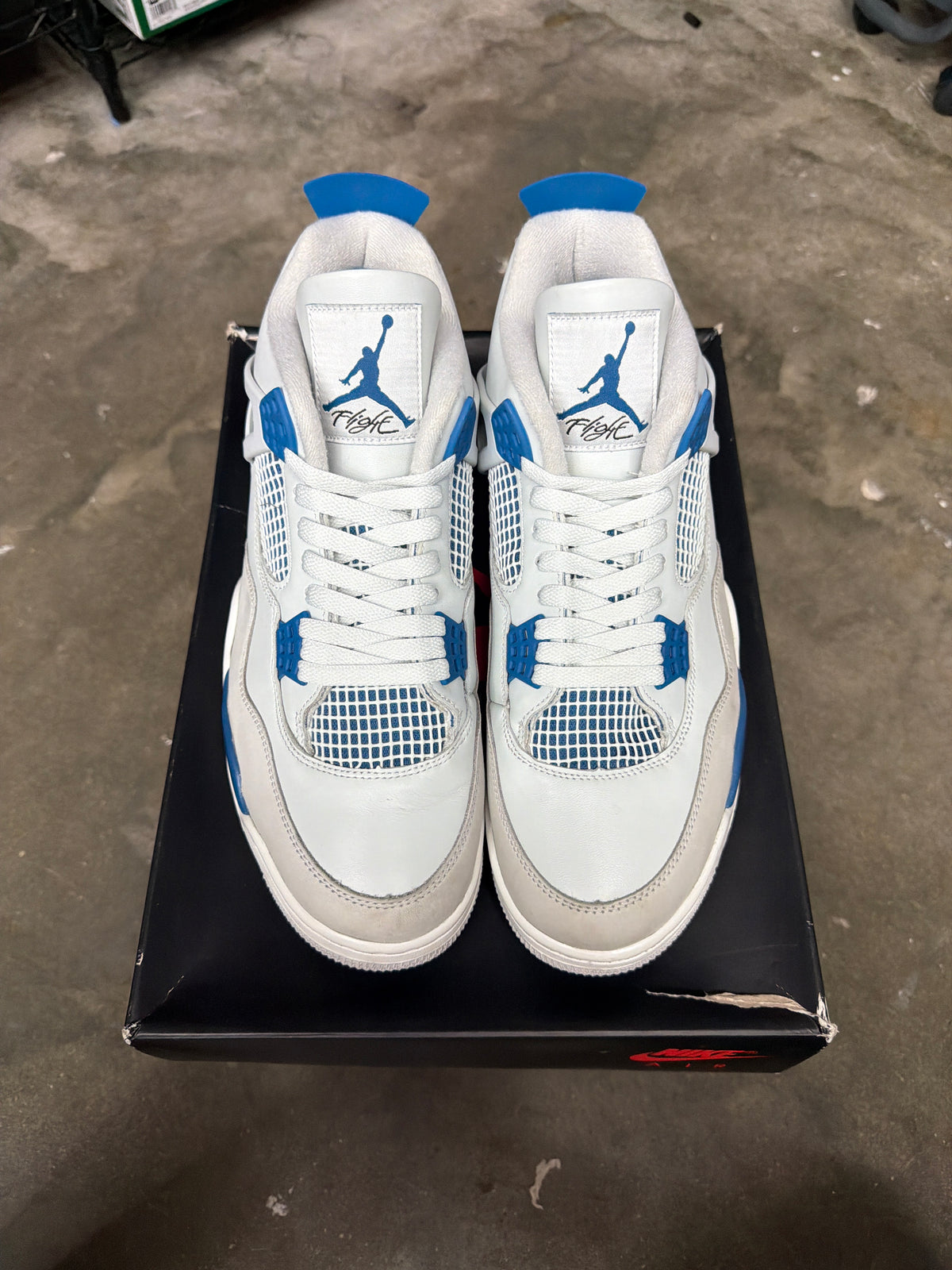 Jordan 4 Retro Military Blue - Mens Size 11.5