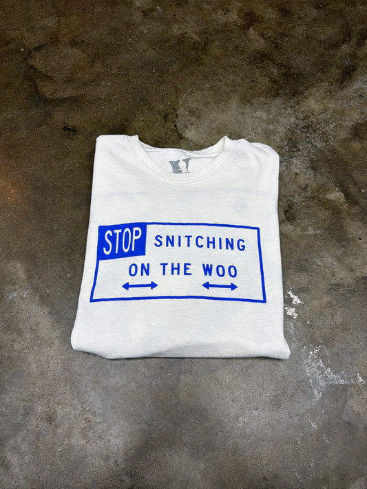 Vlone Stop Snitching On The Woo Tee - Men Size XL