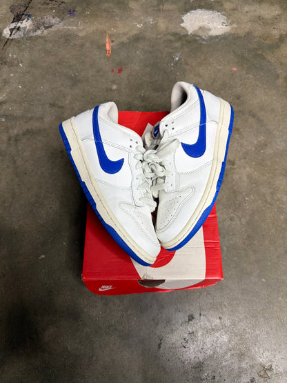 Nike Dunk Low Summit White Hyper Royal Blue GS - Kid Size 6.5y