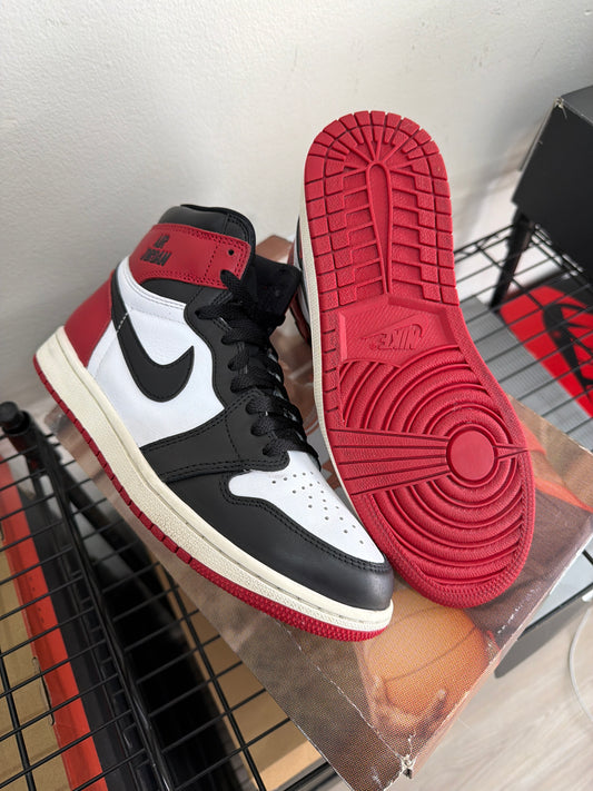 (8m) Jordan 1 Black Toe Reimagined
